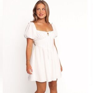 Petal and Pup NWT Eliska White Mini Dress Size Small